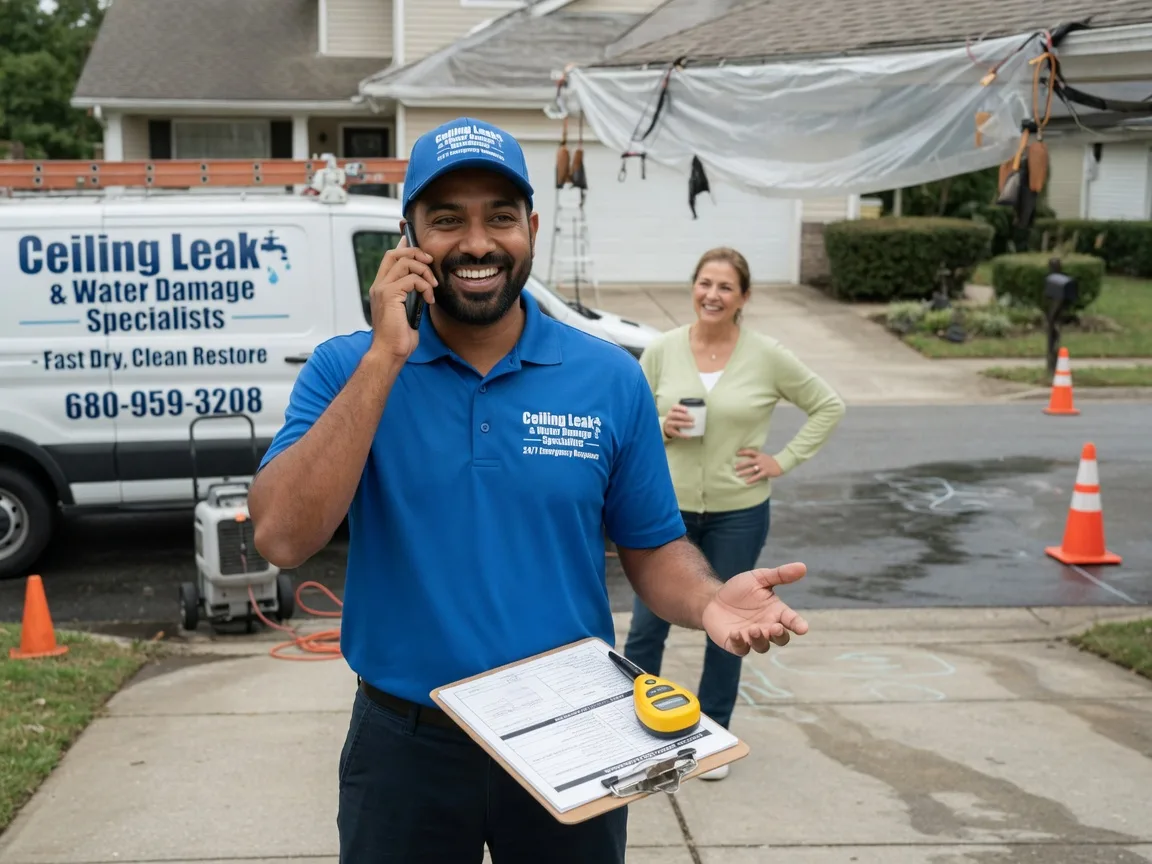 Ceiling Leak Cleanup Mount Croghan, SC FAQs